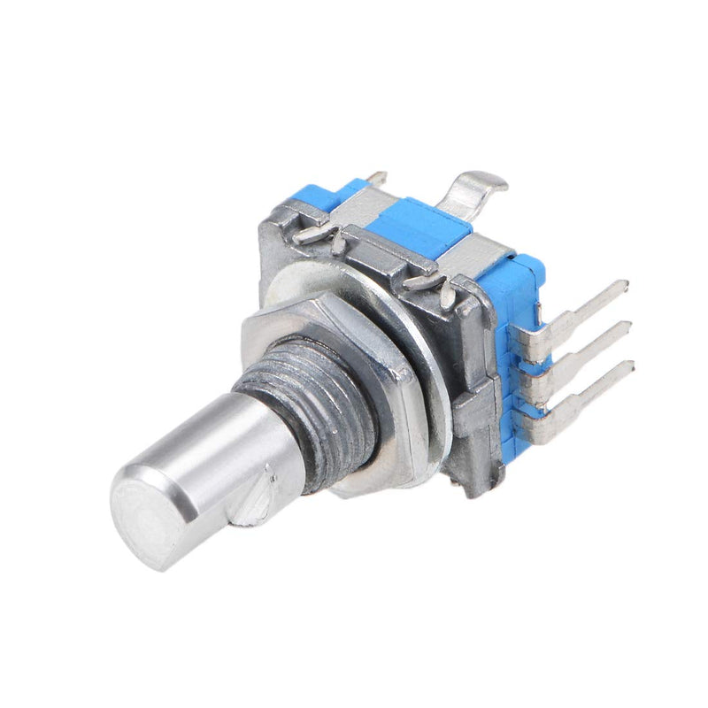 sourcing map 2 pieces 360 degree rotary encoder code switch digital EC11 7 | 15mm D-shaft
