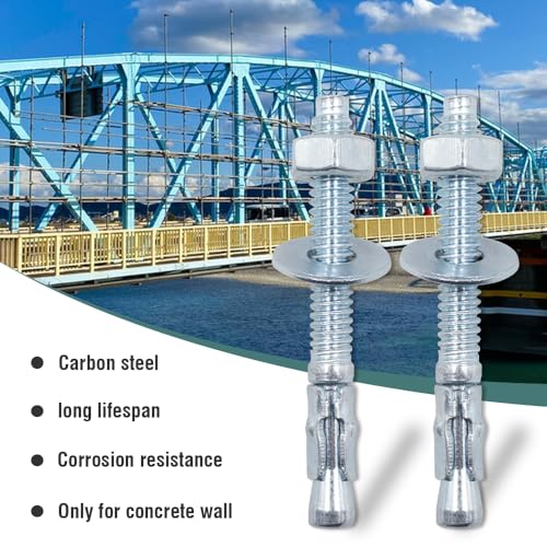 1/2" x2-3/4 Wedge Anchors for Concrete, Concrete Anchor Bolts 1/2"x2-3/4"