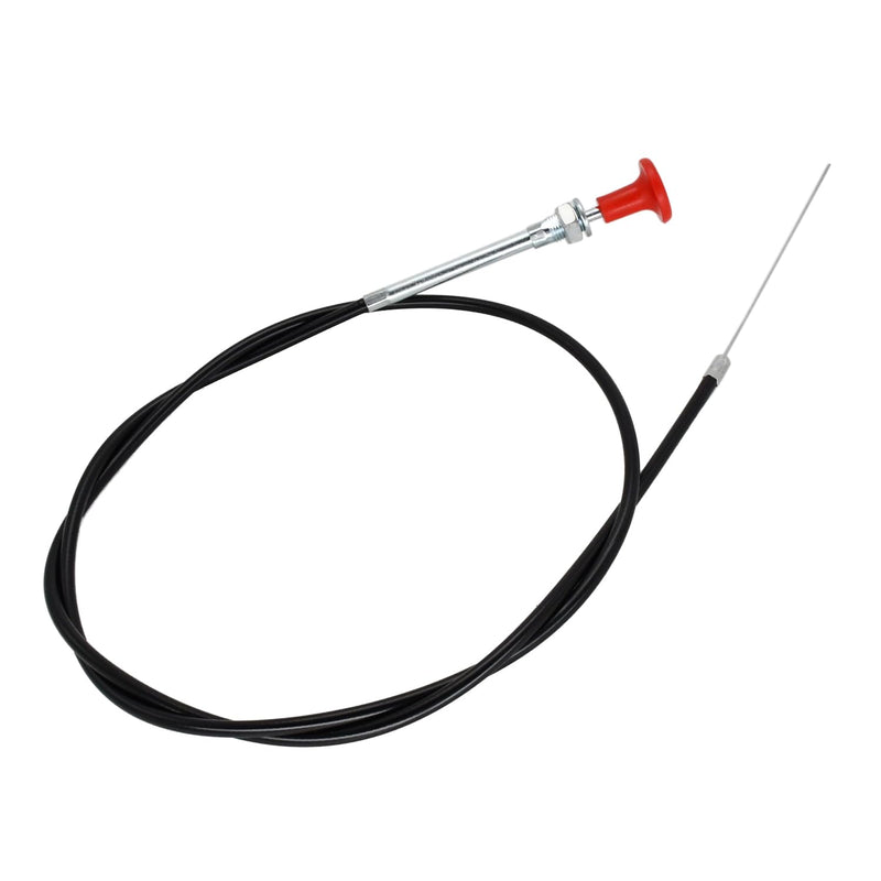 Fuel Stop Shut Off Cable E5NN9C331EA Compatible with Ford New Holland Tractor 2000 2600 3000 3600 4000 4600 5000 5600 6600 7000 7600 8000 8600 9000 9600 Replace C5NN9C331H 83954545