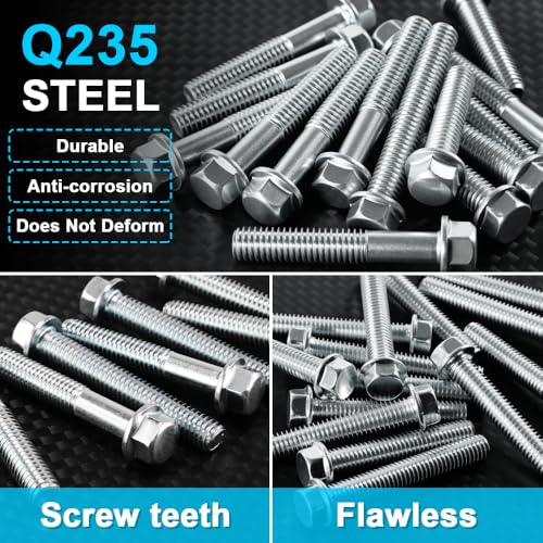 260PCS Bolts Fastener Kit for Polaris Predator 50/500/90 Outlaw & Predator for Polaris Outlaw 110/450/50/500/525/70/90 Fits Fenders Frame Engine Plastics – Replace OEM ATV Hardware