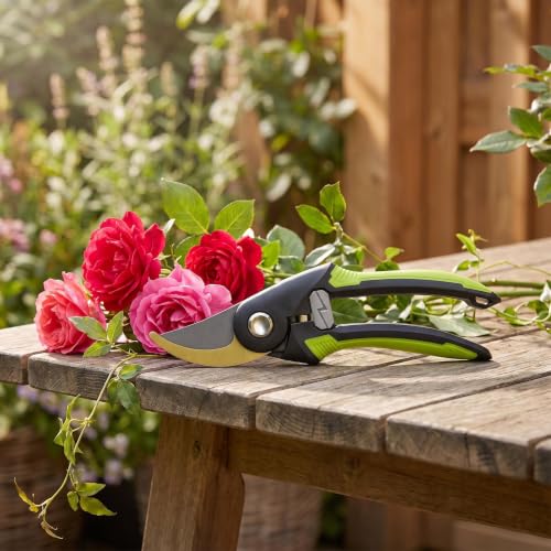 Pruning Shears 8.6 inch SK5 Steel Garden Scissors