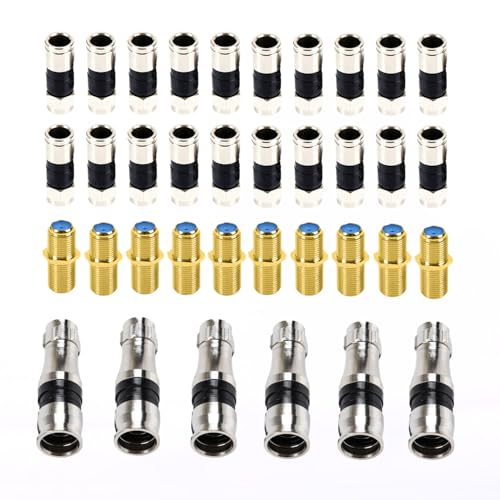 Gaobige Coax Cable Crimper Kit, RG6 RG59 RG11 Coaxial Compression Tool