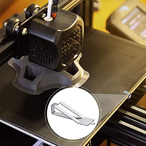3D Printer Fix Clamps Glass Bed Spring Turn Clips Compatible with Ender 3 Pro, Ender 3 V2, Ender 3S, Ender 5 Pro CR-20 PRO 3D Printer and Other 3D Printer 40PCS 40