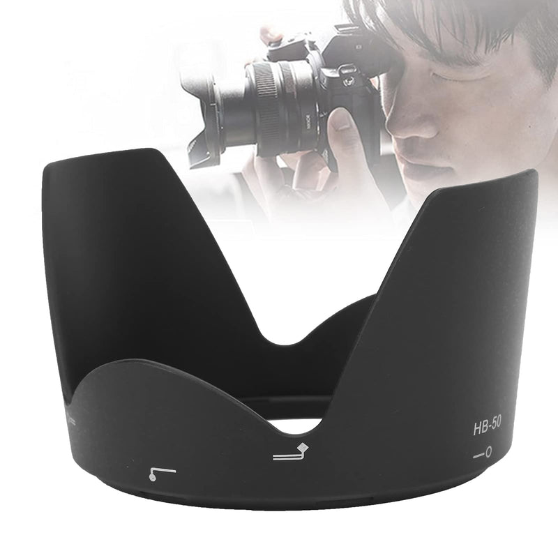 Lens Hood, HB‑50 Reversible Camera Lens Hood Lens Sun Shade Replacement, for AF‑S 28‑300/3.5‑5.6G ED VR Lens