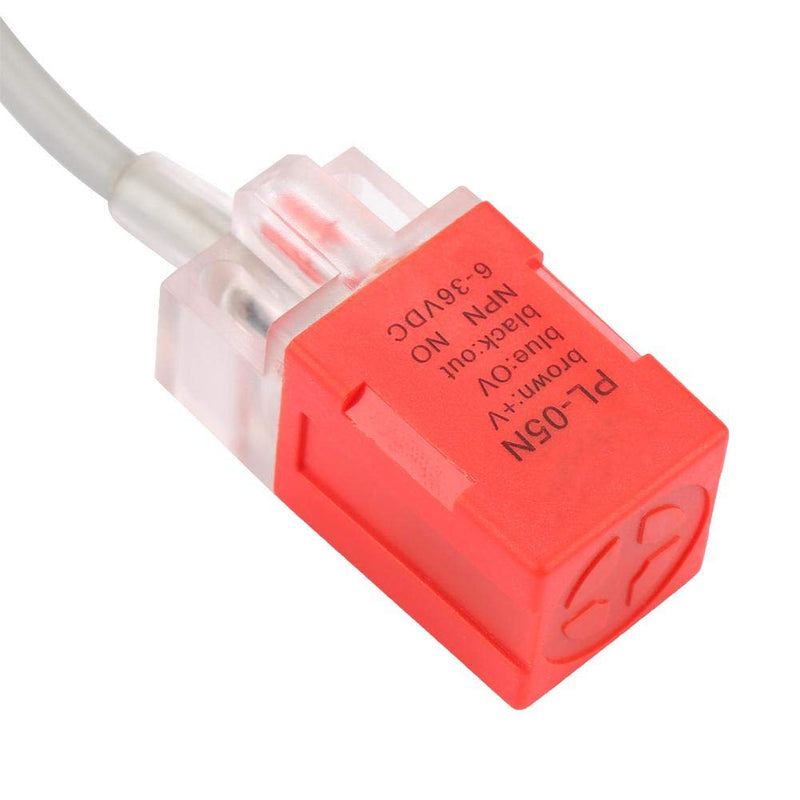 Inductive proximity switch, ABS material PL 05N NPN proximity sensor switch, detection distance 5mm