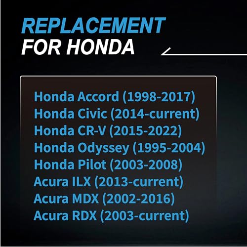 M12-1.50 Wheel Lug Nuts Direct fit for Multiple Honda and Acura, Factory Style Chrome Radius Seat, 20-PC Set