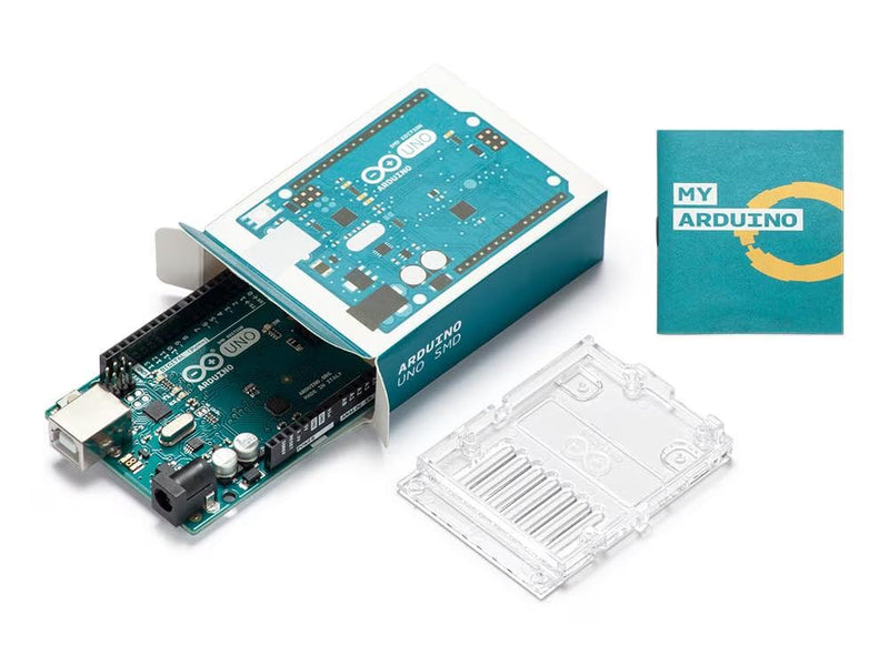 Arduino UNO Rev3 SMD [A000073] - Development Board with ATmega328P Microcontroller, SMD Version, Ideal for Electronic Projects, Robotics, Automation and DIY Applications with Arduino IDE.