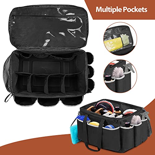 HODRANT Extra-Large Detailing Bag with Waterproof EVA Hard Bottom
