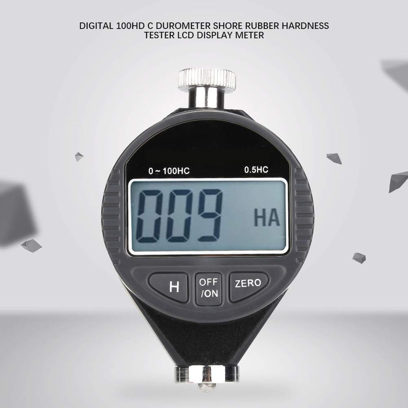 Digital Shore Hardness Tester 100HD C Durometer LCD Display Meter Silicone Tire Rubber Foam (Type C), other measuring tools