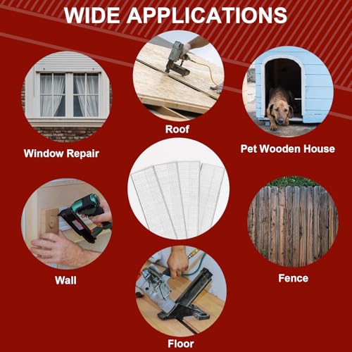 18 Gauge Brad Nails, 6000 Counts 1-inch 18 GA Brad Nails, Galvanized Nails for Nail Gun, Finishing Nail Gun Nails for Pneumatic, Electric Brad Nailer Gun 6000 Cts
