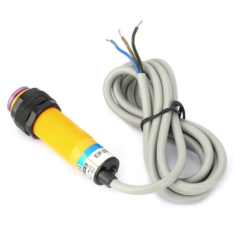 E3F-DS10P1 Infrared light barrier 10 cm inductive distance proximity sensor M18 infrared beam reflection light barrier sensor 3-wire PNP closer DC 6-36V