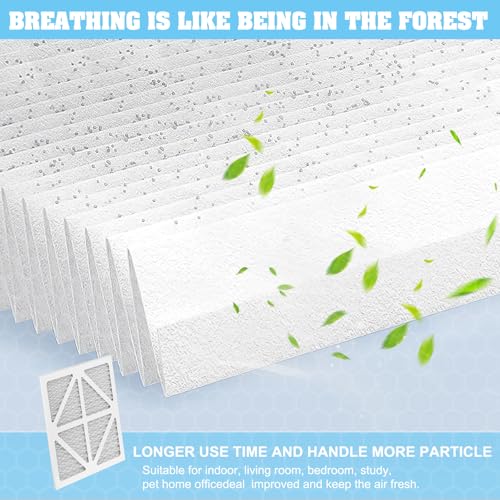 Upgraded 6x14x1 MERV 13 furnace replacement filter,household air conditioning and air conditioning HVAC filter replacement,6 pack