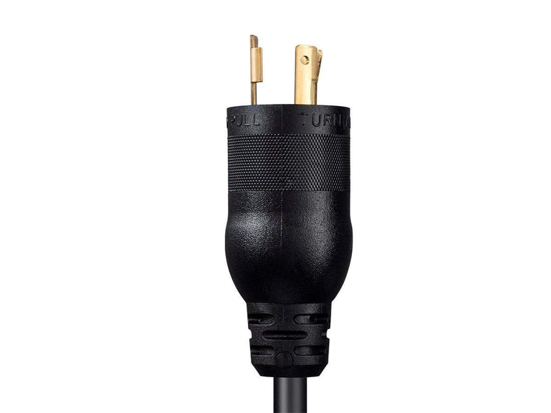 Monoprice Heavy Duty Extension Cord - Locking NEMA L5-20P to NEMA L5-20R, 20 Amp, 2500 Watt, SJT, 125V, 12AWG, 10 Feet, Black