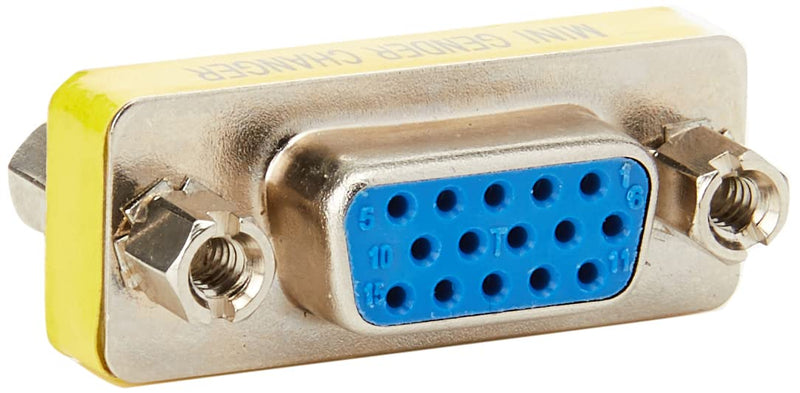 StarTech.com Slimline VGA HD15 Gender Changer - F/F - HD15 gender changer - VGA coupler - VGA gender changer (GC15HSF)