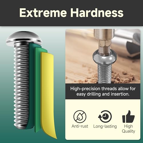 120Pcs Metric Bolt Assortment Kit M4 M5 M6 & 900-Piece Metric Screws and Bolts Assortment Kit M3 M4 M5 M6 304 Stainless Steel Hex Socket Cap Screws, Button Head Socket Cap Screws Nuts and Bolt
