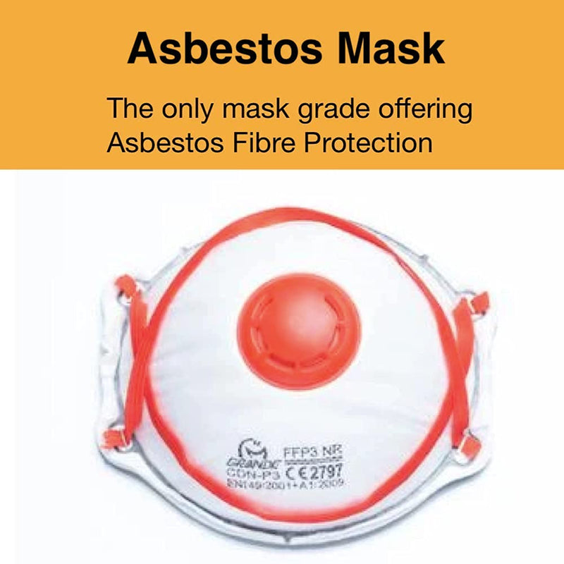 Asbestos Testing Kit (Quality PPE Included) - 3 Business Day Results (72hr) from NVLAP Lab - Test Fee Included (1 Sample) 1 Sample