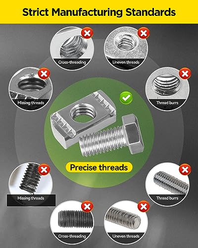 1/2"-13 Strut Channel Nut and Bolt - 32 Pack, 1/2″ Drive 3/4″ (19mm) Strut Channel Impact Socket