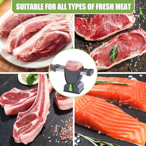 Manual Meat Slicer, Adjustable Fresh Meat Cutter Machine, Manual Food Slicer for Beef Pork Salmon, BBQ Cooking