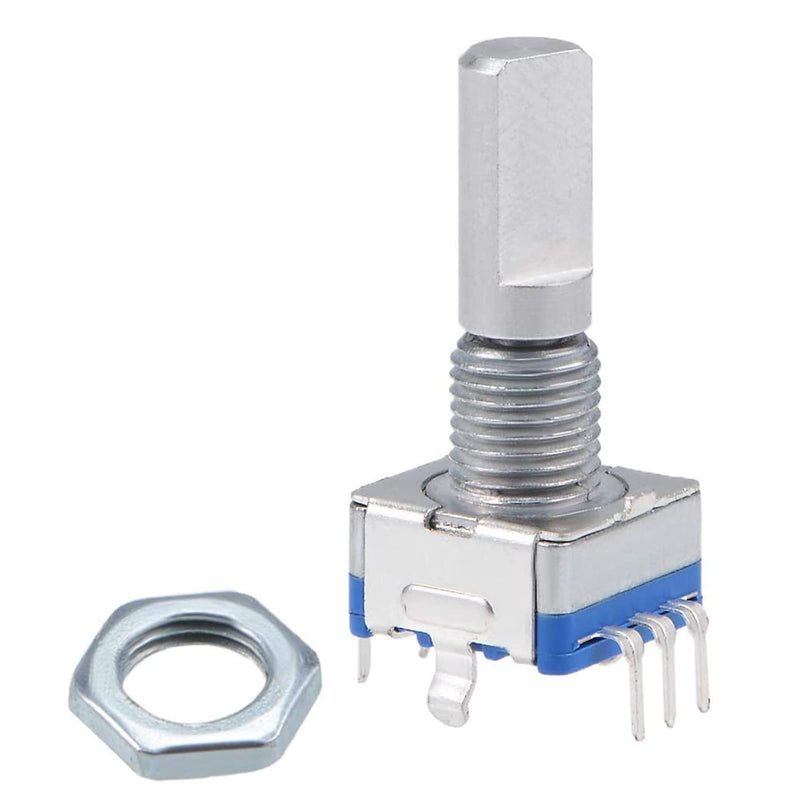 EC11 Rotary Encoder Switch, BuyWeek 5pcs/lot 360 Degree Rotary Encoder Coding Switch, Rotary Encoder Coding Switch 5Pin Handle Length 20mm