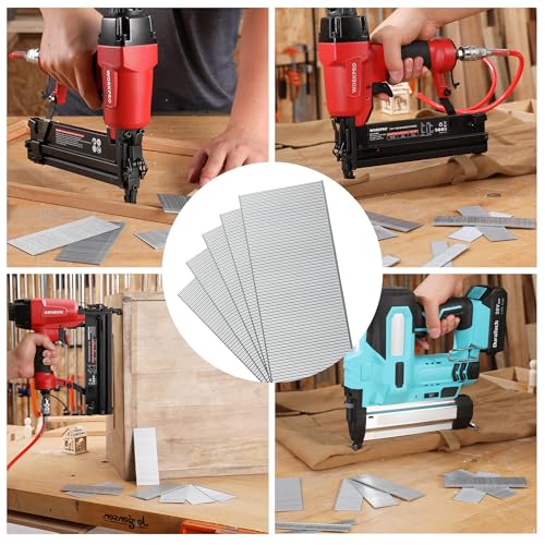 WORKPRO 18 Gauge Brad Nails, 1-1/4 Inch, 6000 Count Brad Nailer Nails