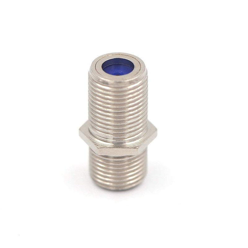 VCE Coaxial Cable Connector 6 Pcs with 3 Pcs Combined Format, 3GHz Coax Coupler for Coaxial Cable Extender, TV Cable Repair, Nickel Plated TV Cable Connector Kit