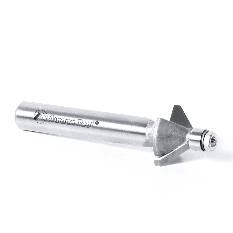 Amana Tool - MR0108 Carbide Tipped Miniature Chamfer 45° x 9/16 Dia x 1/4