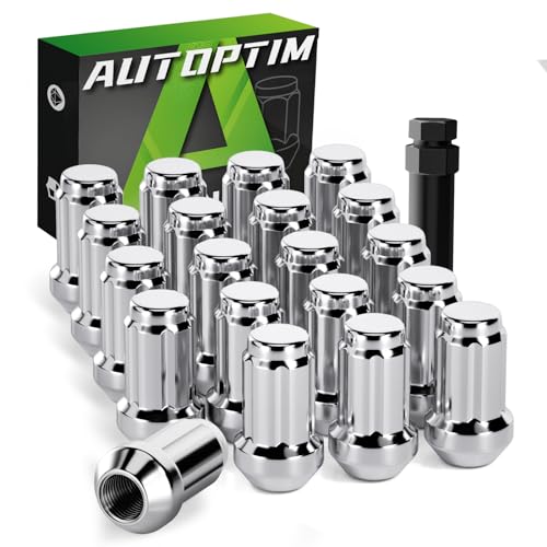 AUTOPTIM M12x1.5 6 Spline Lug Nuts & Lug Nuts Socket Key