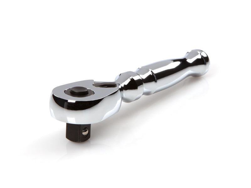 TEKTON 3/8 Inch Drive x 4-1/2 Inch Quick-Release Stubby Ratchet | SRH11104 3/8 Inch Drive x 4-1/2 Inch QR