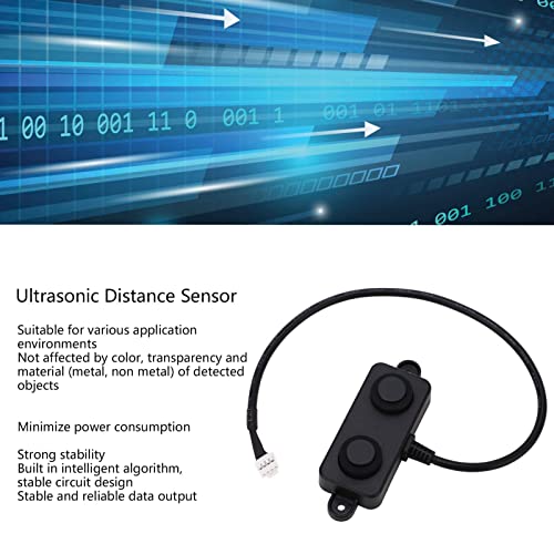 Ultrasonic Distance Sensor DC 3.3V to 5V Waterproof Ultrasonic Sensor Parking Occupancy Vehicle Detector UART Automatic 3 to 450cm