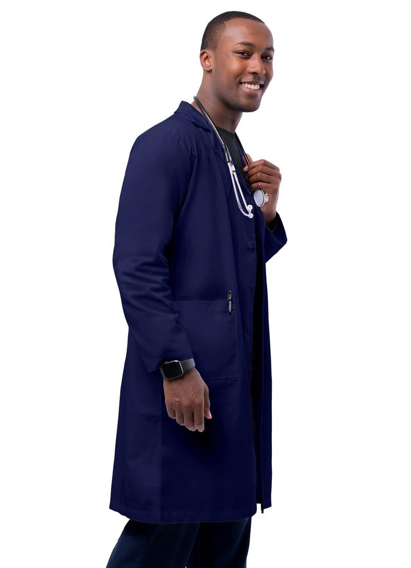 Adar Universal Unisex Lab Coats - Classic 39" Lab Coat 44 Navy