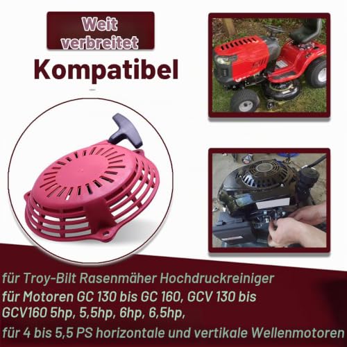 GCV160 Pull Starter for Honda GCV135 EN2000 | GC135 GC160 Motor for Lawn Mower Pressure Washer Generator Parts for 5.5HP Horizontal Vertical Motor