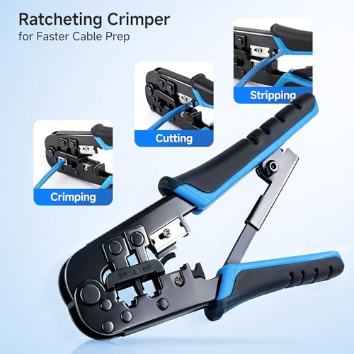 Cable Matters 7-in-1 Network Tool Kit with RJ45 Crimping Tool