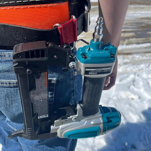 YM Carpenter MK5 Y-Clip Toolbelt Attachment - Add-On Storage Clips for Tool Belts, Holds Tape Measure, Hammer, Impact Driver, Nail Gun – Durable Universal Fit Red