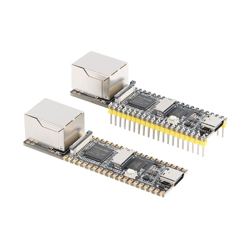 Luckfox Pico Plus Board Micro Linux AI Development Board RV1103 Integrates ARM Cortex-A7/RISC-V MCU/NPU/ISP with Ethernet Port Supports int4 int8 int16 NPU 64MB DDR2 0.5TOPS
