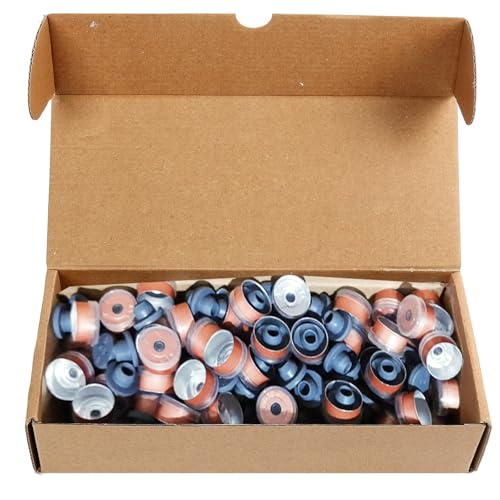 HighFree Flip Vial Crimper + 100 Pcs Glass Vials (13mm with 3ml Vials) 13mm with 3ml Vials