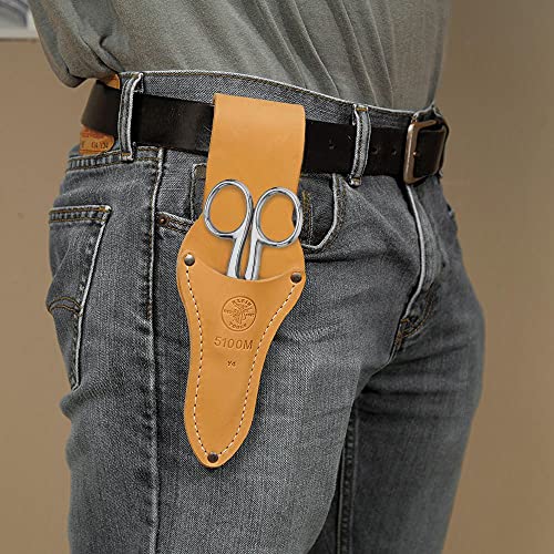 Klein Tools Electrician Scissors and Tradesman Pro Maintenance Tool Pouch Bundle