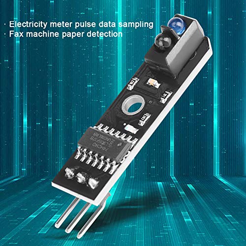 IR Infrared Obstacle Avoidance Sensor Module for 1 Channel 1 mm - 25 mm TCRT5000 Infrared Reflection Tracking Sensor Module Smart Car Black/White Line Detection Pack of 3 | Obstacle Avoidance 1 Channel Line Tracking for Smart Cars