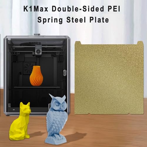 K1C 235x235mm Double Sided PEI Printing Plate Steel Textured Plate for K1/K1C/Ender 3 V3 KE/Ender 3 Pro/Ender 3 V2/Ender 3 V2 Neo, without Magnetic Base