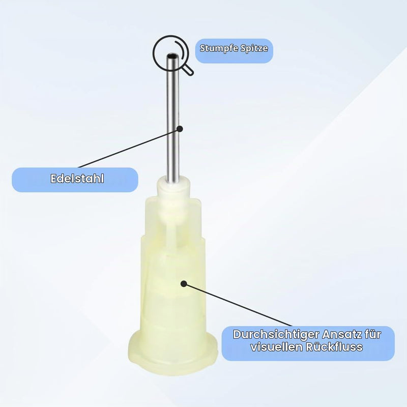 Offcup Syringe Set with Blunt Needle, 6 x Syringe 20 ml and Cannula | Plastic tube disposable syringes plastic syringe for liquids, hobbies, model making and home work 6 pieces, 20 ml
