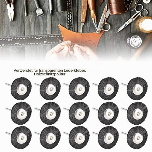 Pack of 30 Wire Brushes Wire Brush Set Polishing Cleaning Rotary Tool for Drill Rotating Tools [#3] Wire Brushes #3