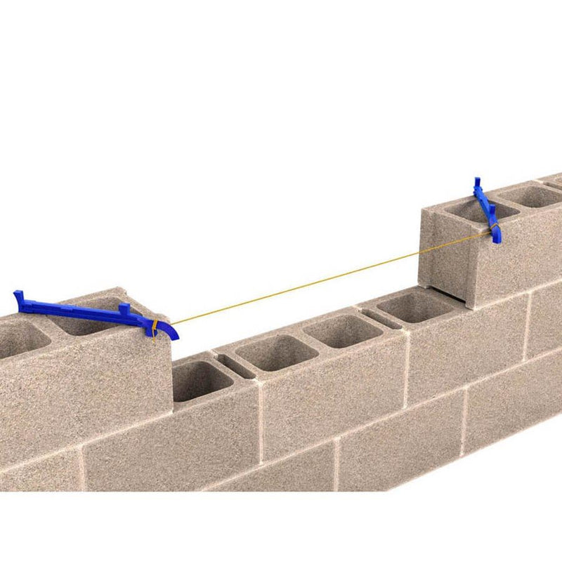 Bon 11-292 Masonry Line Stretchers Cast Aluminum Bricklayer Line Tightening Tool for Mason Line Alignment Sold in Pairs