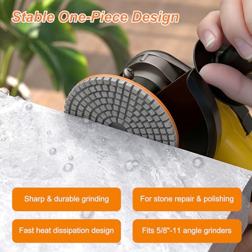 10 Pcs Diamond Polishing Pads 4 Inch Diamond Polishing Discs