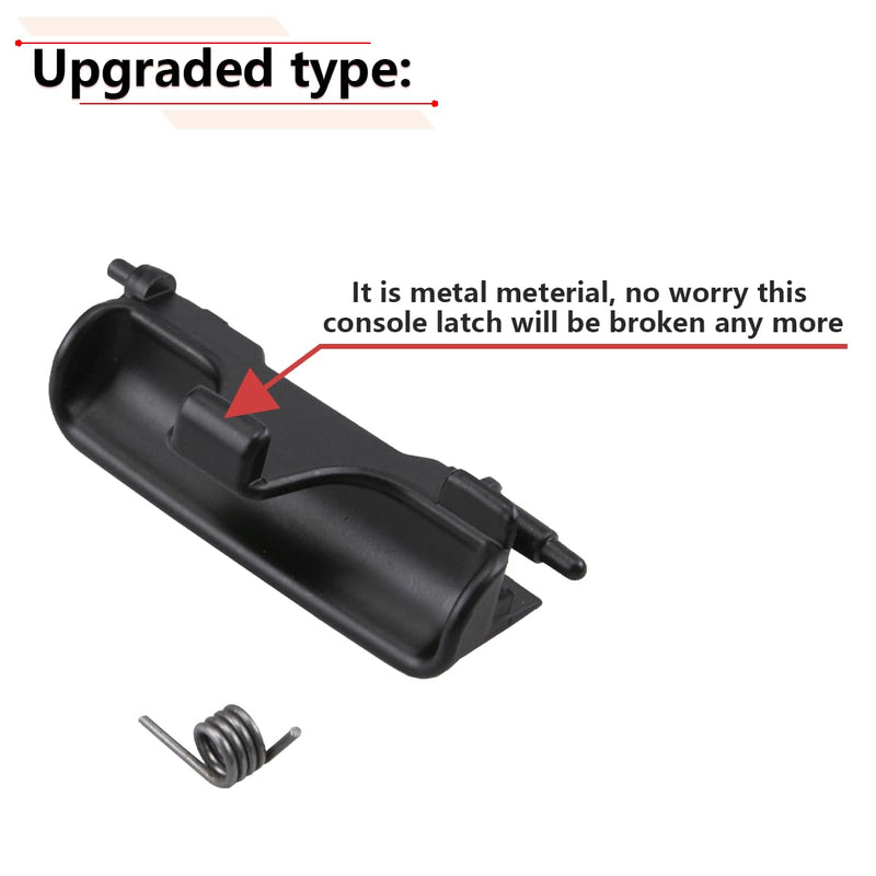 RLB-HILON Metal Center Console Latch Compatible with Acura RDX 2013 2014 2015 2016 2017 2018 Year, for 83417TX4A01,Same Spring as Original Metal Type