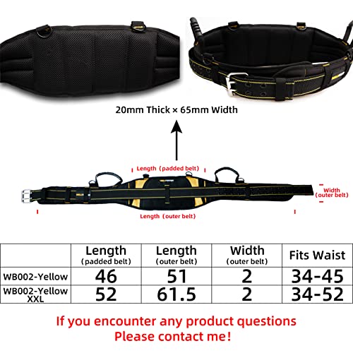 MELOTOUGH Magnetic Suspenders Tool Belt Suspenders with Large Moveable Phone Holder and Padded Electrician Tool Belt Tradesman Pro Padded Tool Belt