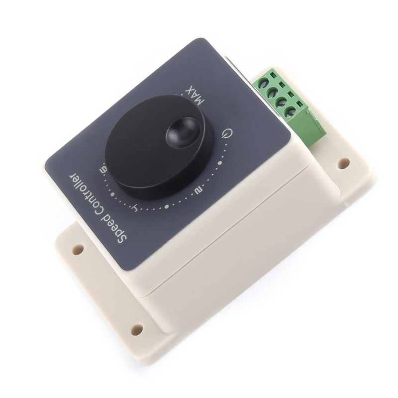 Walfront Motor Speed Controller, PWM DC Motor Speed Controller DC 10-60V 20A Waterproof, IP67, Manual, 10A, 240W