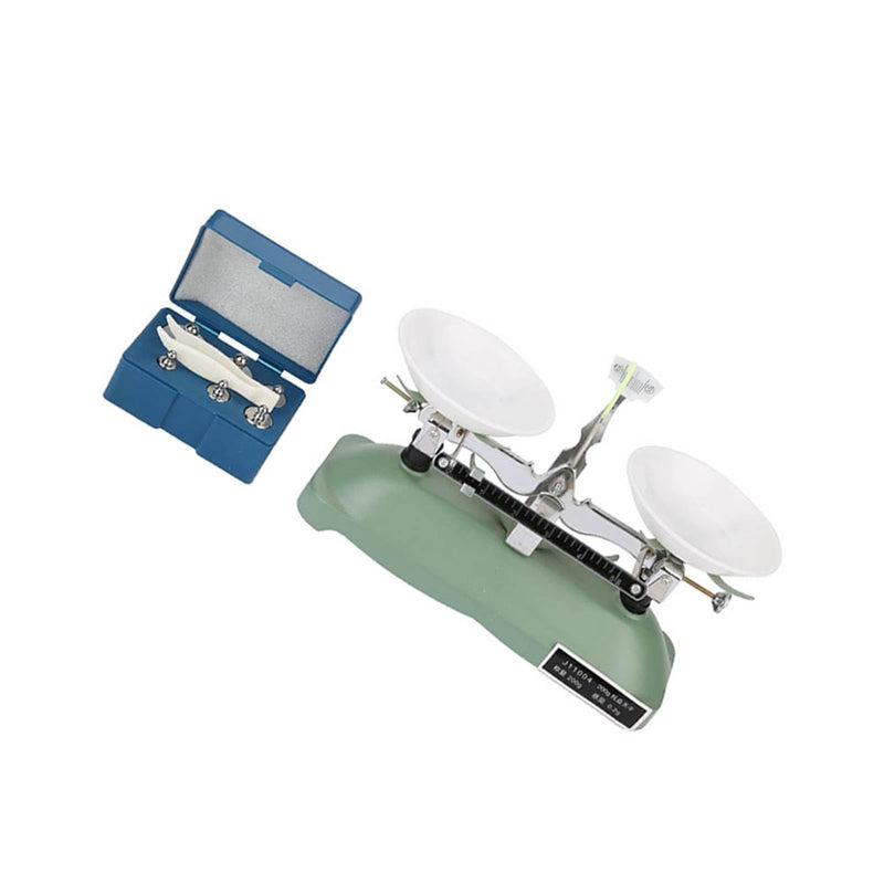 Fafeicy Laboratory Scales 200 g Precision 0.2 g Mechanical Scales with Weights Tweezers for Chemistry Physics Experiments Laboratory Supplies Precision Measurement Analysis Scales
