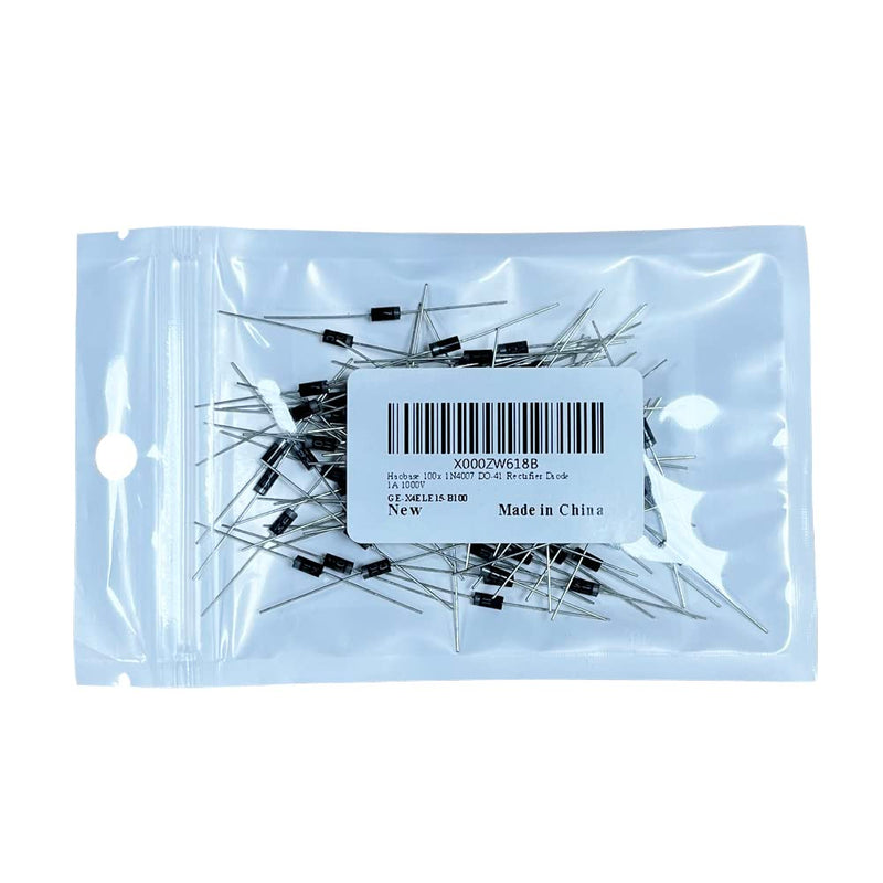 Haobase 100x 1N4007 DO-41 rectifier diode 1A 1000V