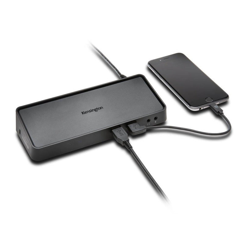 Kensington USB 3.0 Dual Display Docking Station for Windows, Mac OS, Surface Pro & Surface Laptop (K33997WW),Black
