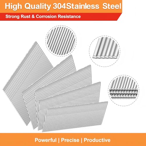 16 Gauge 20°Finish Nails,2-1/2",2",1-3/4",1-1/2",1-1/4":3000pcs Assembly--3000Pcs
