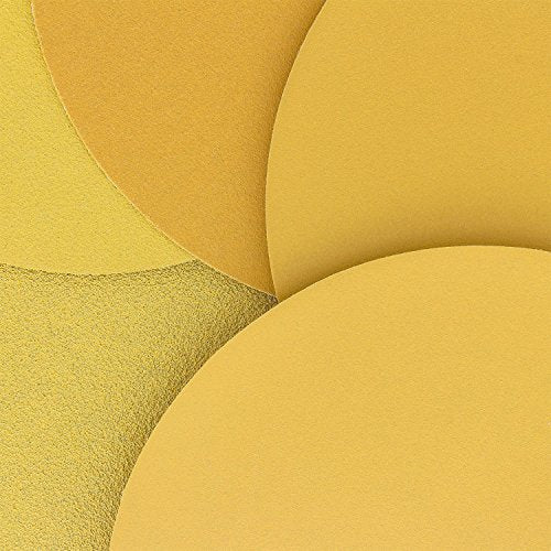 Dura-Gold Premium 80, 150, 220, 320, 400 Grit 6" Gold PSA Sanding Discs Pure Gold Superior Tack Cloths - Tack Rags (Box of 12)
